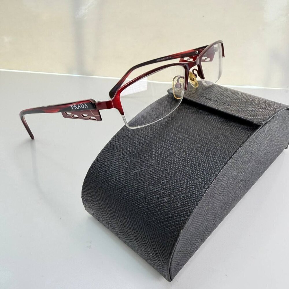 Prada VPR7253 – Rectangular Designer Eyeglasses (Made in Italy)